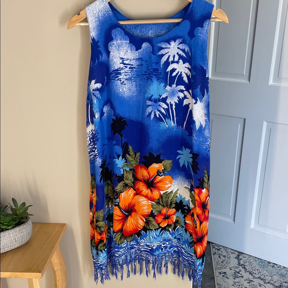 Ingear tropical sleeveless dress